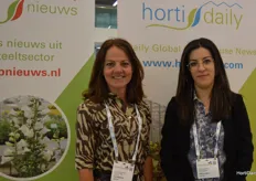 Susanne Mosmans and Katerina Marouli with Future Crops